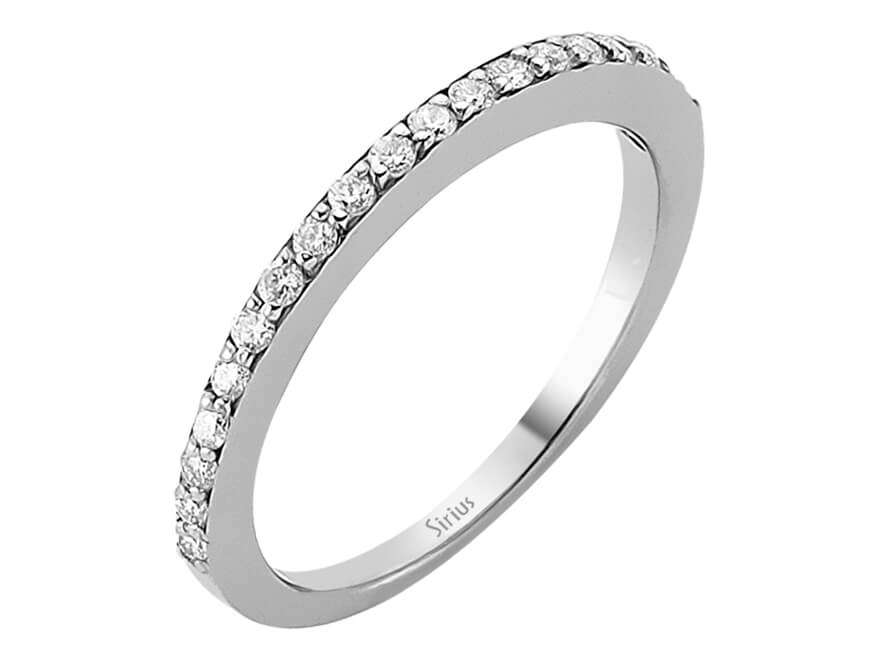 Diamant Halbrund Allianz - handgefertigter Diamantschmuck aus Feingold | Sirius Diamant