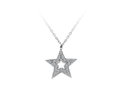 Diamond Star Necklace