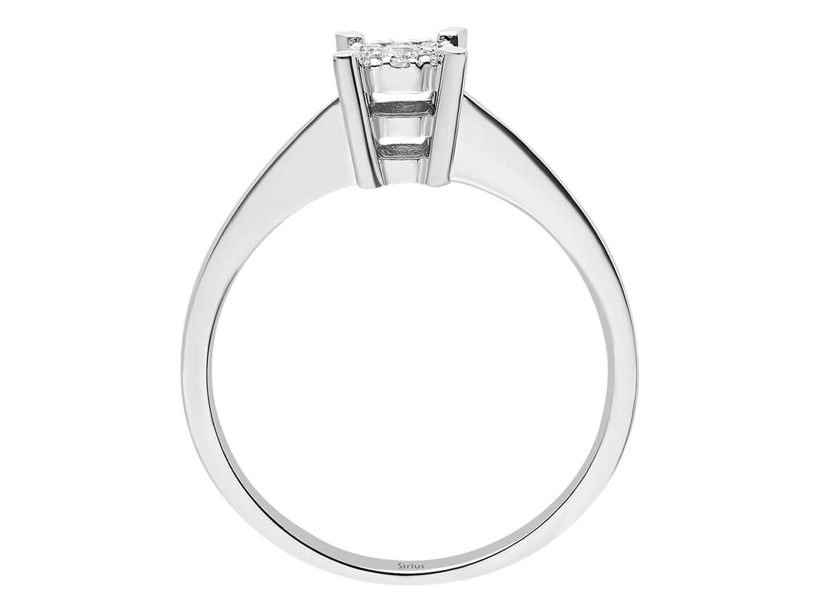0,40 Karat Diamantring - handgefertigter Diamantschmuck aus Feingold | Sirius Diamant