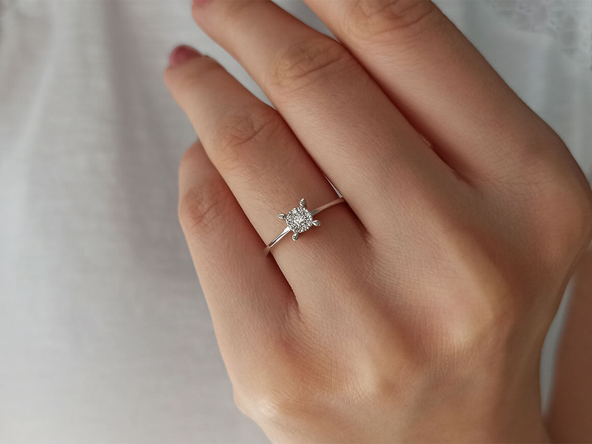 0.40 carat diamond ring
