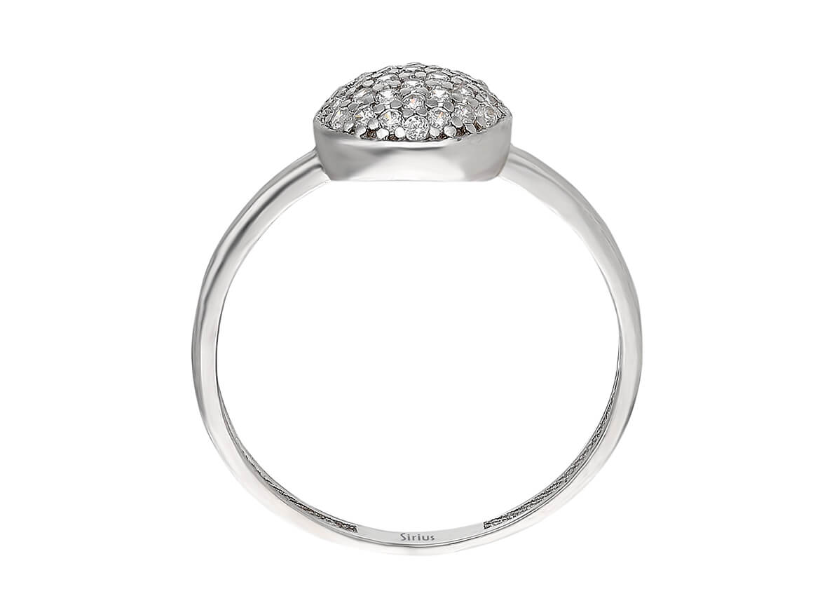 G Farbe 0,22 Karat Diamantring - handgefertigter Diamantschmuck aus Feingold | Sirius Diamant