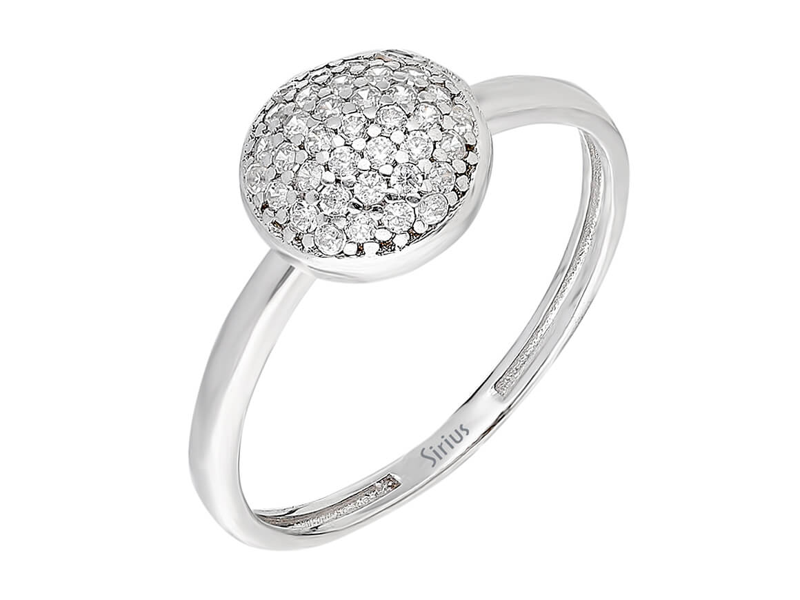 G Farbe 0,22 Karat Diamantring - handgefertigter Diamantschmuck aus Feingold | Sirius Diamant
