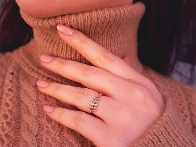 Diamond Acanthus Ring