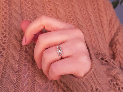 Diamond Acanthus Ring