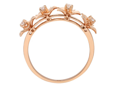 Diamond Gardenia Ring