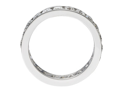 1.70 carat diamond all around alliance ring in 14 K white gold