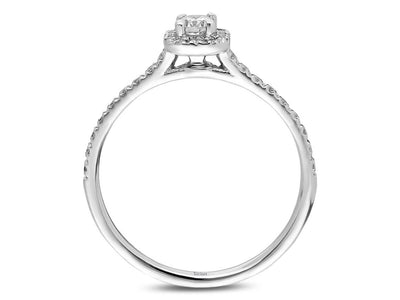 1.00 Carat Princess Diamond Effect Solitaire Ring
