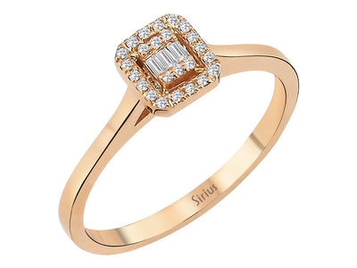 Rosea Stella Baguette Diamond Ring
