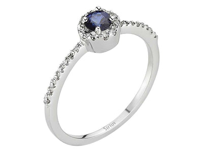 Diamond and Sapphire Ring