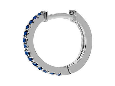 Sapphire stone ring men's earring