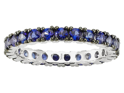 1.90 carat all-around sapphire alliance ring