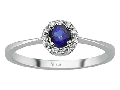 Diamond and Sapphire Ring