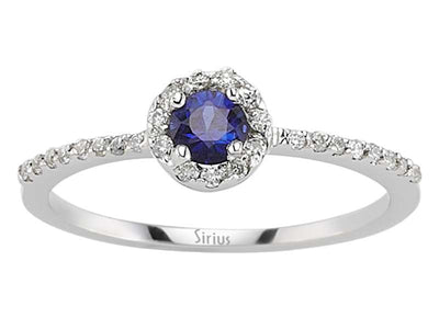 Diamond and Sapphire Ring