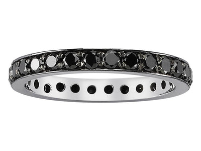 1.33 carat black diamond all around alliance