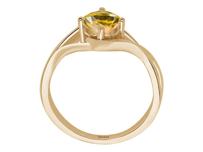 Moana ring with citrine