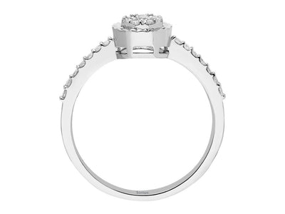 0.23 Carat Diamond Coronet Solitaire Ring