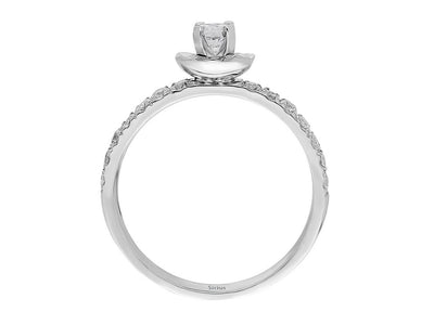 0.45 total carat diamond solitaire ring