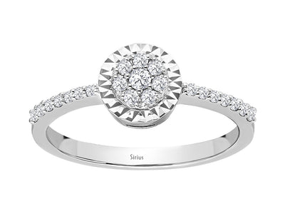 0.23 Carat Diamond Coronet Solitaire Ring