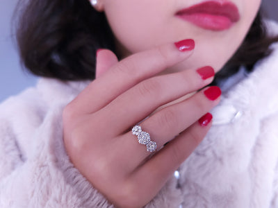 Diamant Tria Effekt Ring