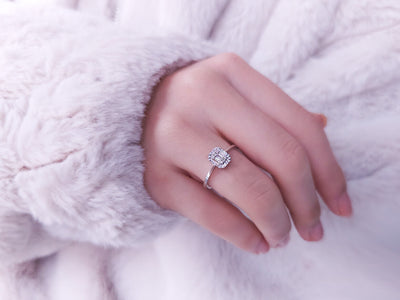 Baguette Diamond Trinity Ring