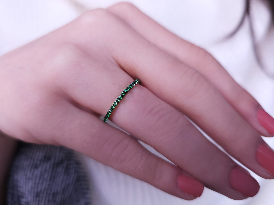 0.50 carat tsavorite all around alliance