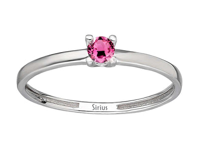 Solitaire ring with tourmaline