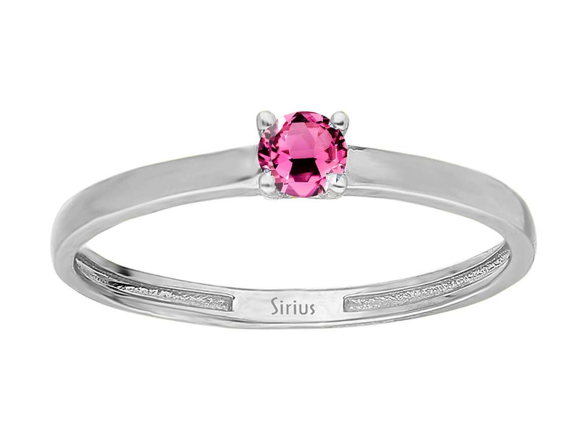 Turmalin Solitärring - handgefertigter Diamantschmuck aus Feingold | Sirius Diamant