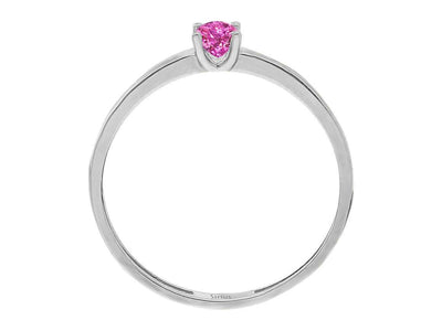 Tourmaline solitaire ring