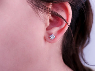 Diamond Star Earrings