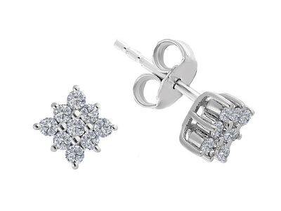 Diamond Star Earrings