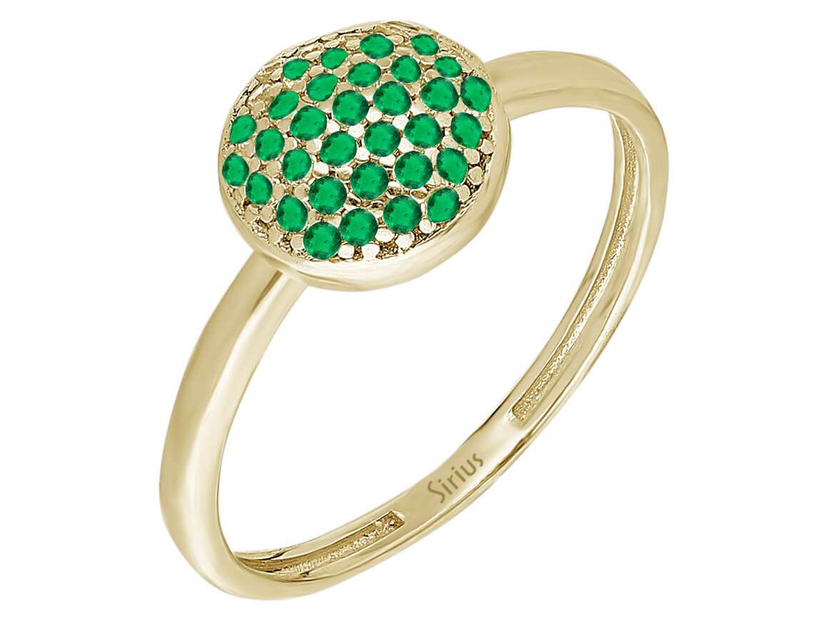Smaragd-Ring - handgefertigter Diamantschmuck aus Feingold | Sirius Diamant
