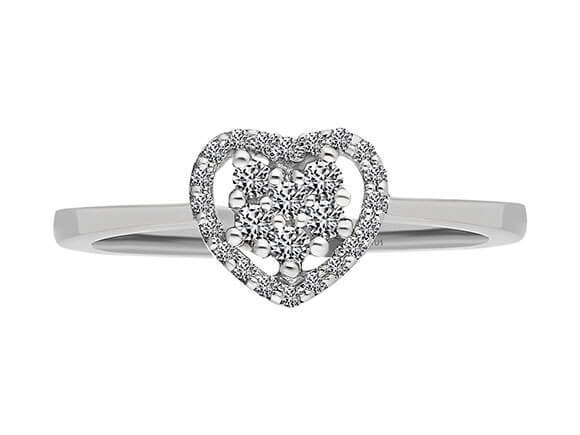 Diamant Herz Ring