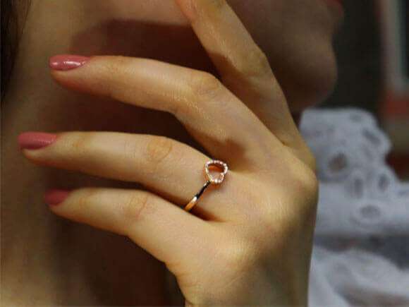 Diamant Amor Herz Ring
