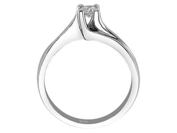 0,18 Carat Diamant Solitär Ring