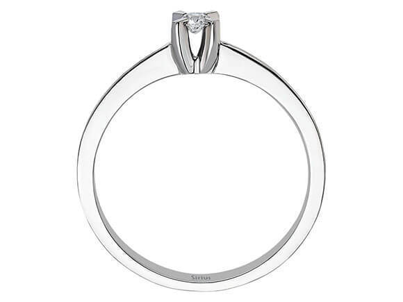 0,07 Karat Diamant Solitaire Ring