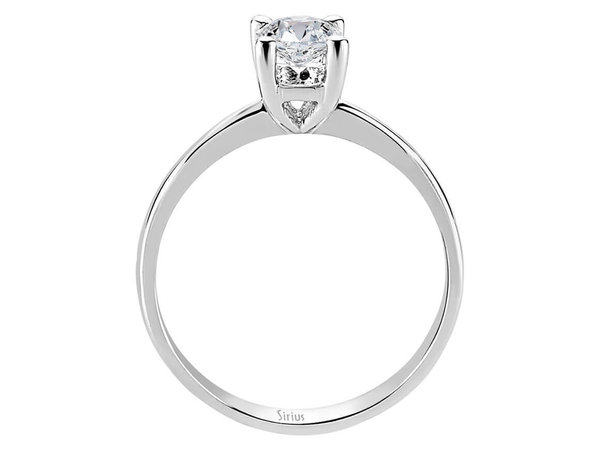 0,53 Carat Diamant Solitaire Ring in 18 K