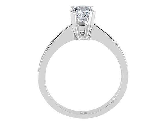 0,53 Carat Diamant Solitär Ring in 750er 18K Weißgold