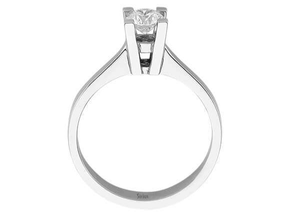 0,41 Karat Diamant Solitär Ring