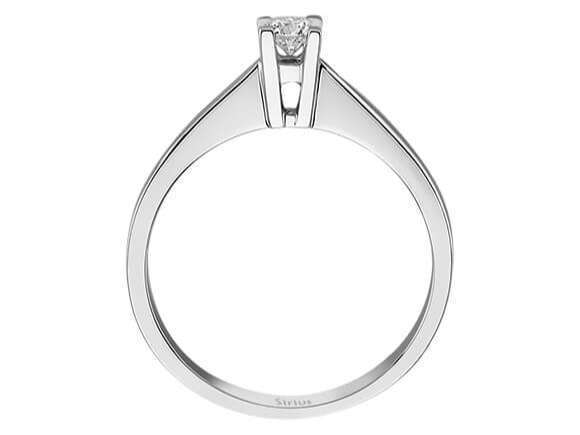 0,16 Karat Diamant Solitär Ring