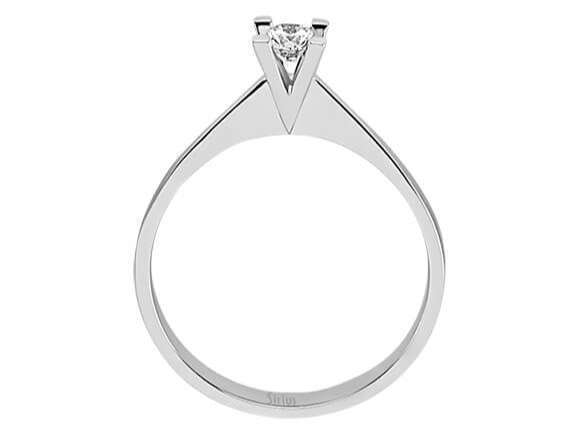 0,21 Karat Diamant Solitär Ring