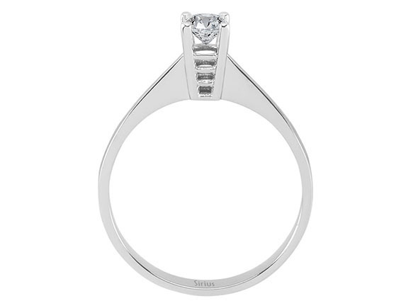 0,29 Karat Diamant Solitär Ring in 18 K