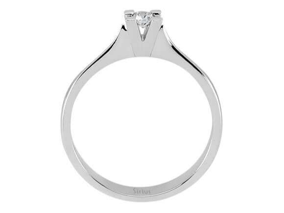 0,11 Karat Diamant Solitär Ring in 18 K