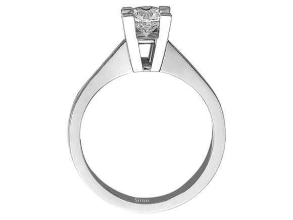 0,70 Karat Diamant Solitär Ring