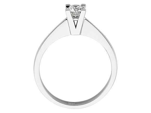 D Farbe 0,30 Carat Diamant Solitär Ring