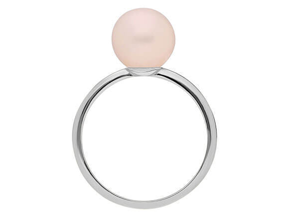 Modern Rosa Perle Ring