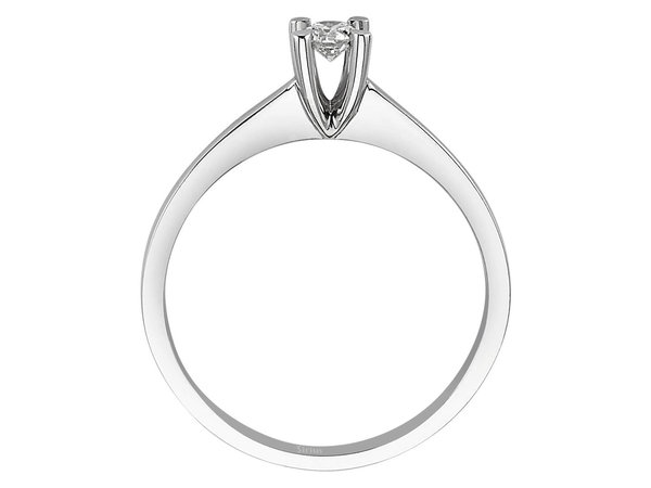 E Farbe 0,14 Carat Diamant Solitär Ring