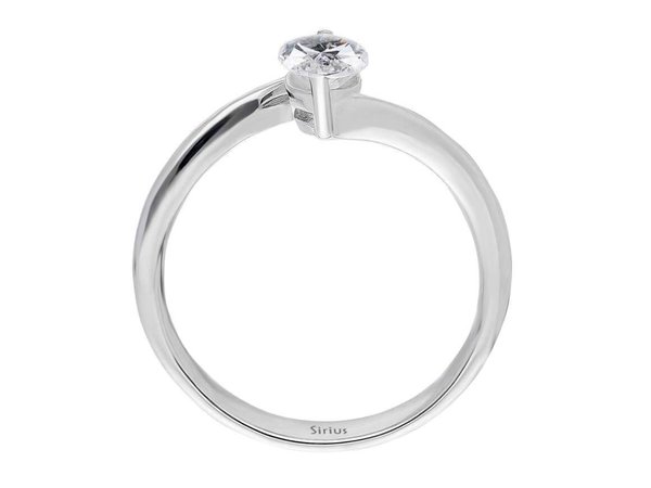0,70 Carat Marquise Diamant Solitär Ring