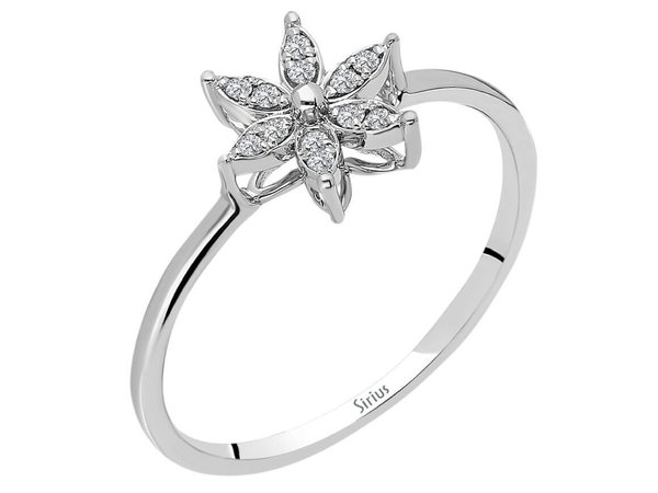 Diamant Krokusblüten Ring