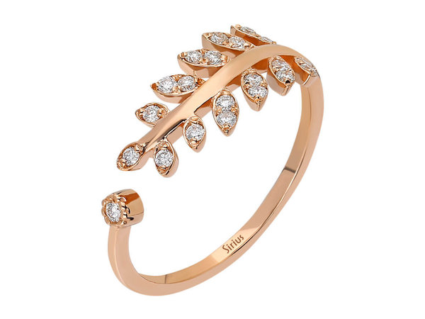 Diamant Akanthus Ring