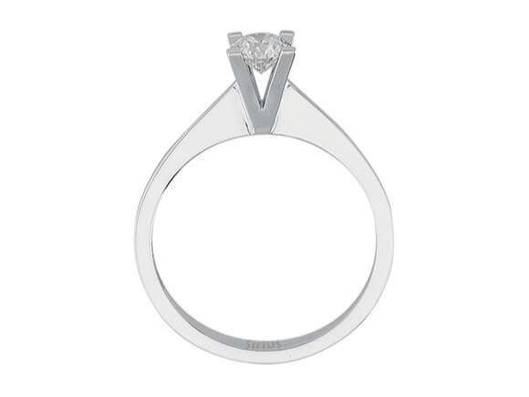 0,40 Karat Diamant Solitär Ring
